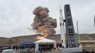 Here's NASA's Deep Space Rocket Booster In Action, On The Ground